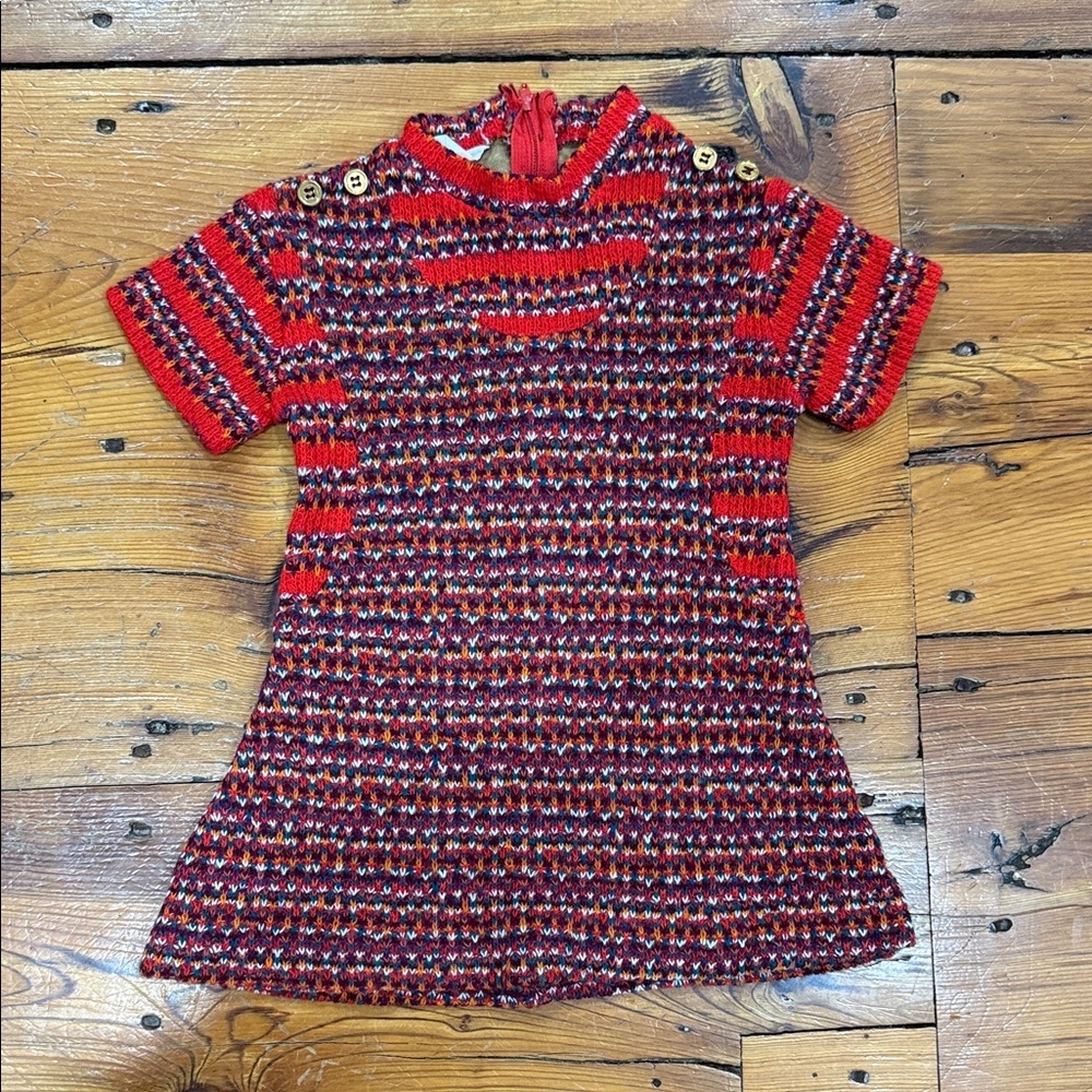 Girltown Multicolor Knit Sweater Toddler Size 4